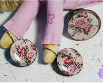 Комплект "Цветы Версальских садов" - ручная работа, handmade